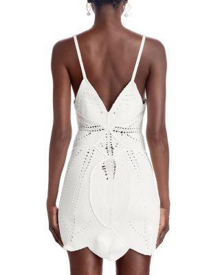 hartley knit dress Cult Gaia Hartley Coastal Sleeveless Cut Out Knit Dress