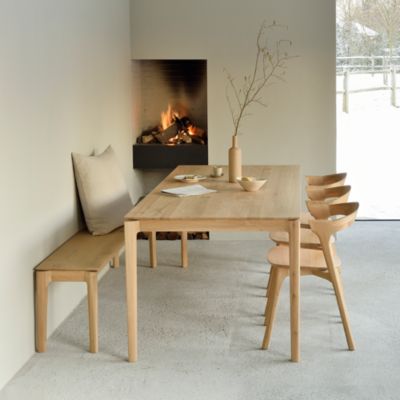 Bok Dining Table, 79&amp;quot; x 37&amp;quot; Oak