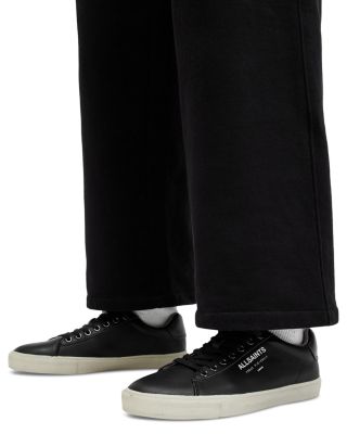 Men&#39;s Underground Leather Low Top Sneakers