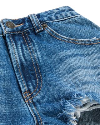 Girls' Malibu Distressed Denim Shorts - Big Kid