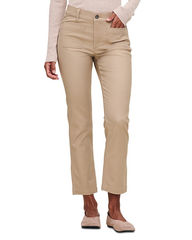 DL1961 DL1961 MARA STRAIGHT MID RISE INSTASCULPT ANKLE JEANS IN SEPIA