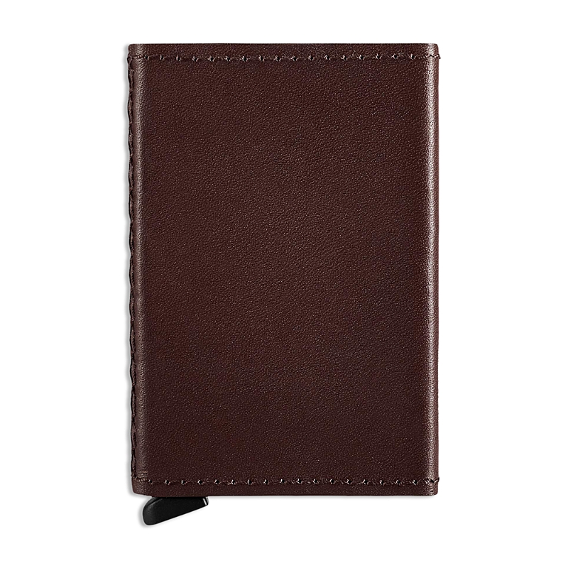 Carl Friedrik The Cardprotector Rfid Card Case In Chocolate