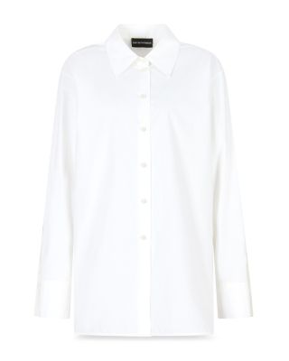 Cotton Poplin Button Down Shirt