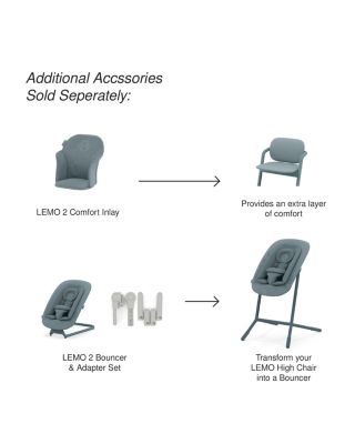 LEMO 3-in-1 High Chair + Training Tower 