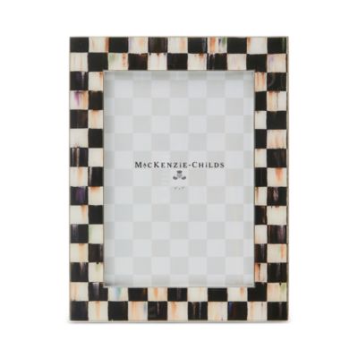 Courtly Check Silver-Plated Frame, 5" x 7"