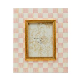 MacKenzie-Childs Rosy Check Picture Frame, 5" x 7" | Bloomingdale's Mackenzie-Childs