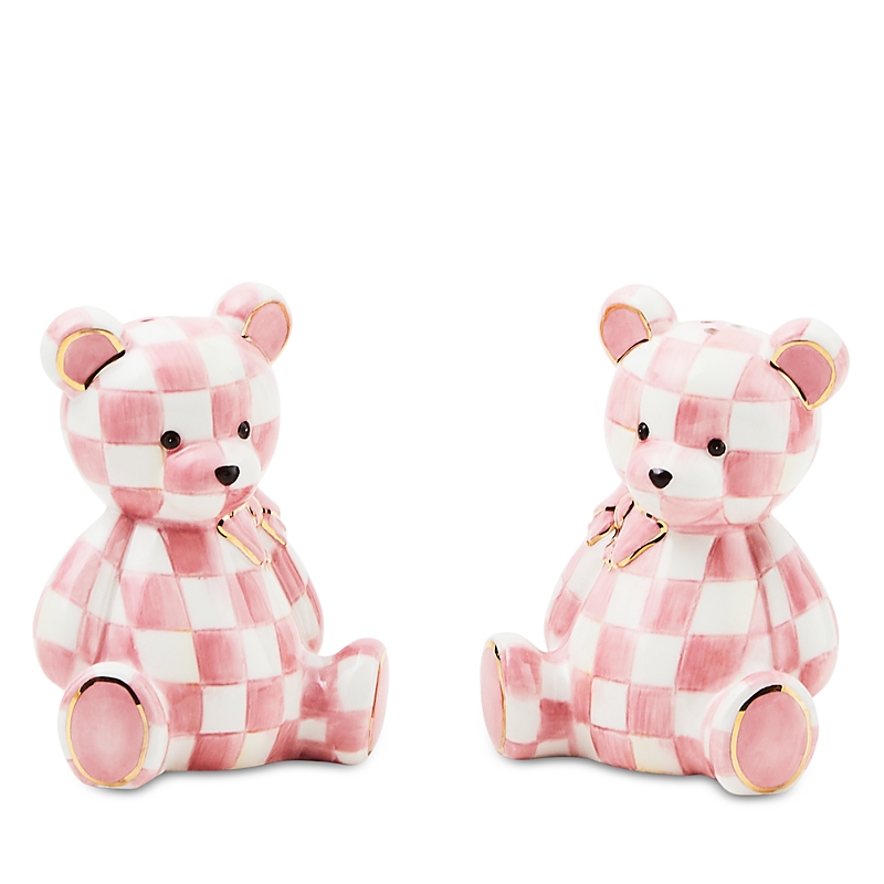 Mackenzie-childs Rosy Bear Salt & Pepper Set