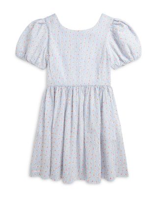 Girls' Floral Cotton Seersucker Dress - Little Kid, Big Kid