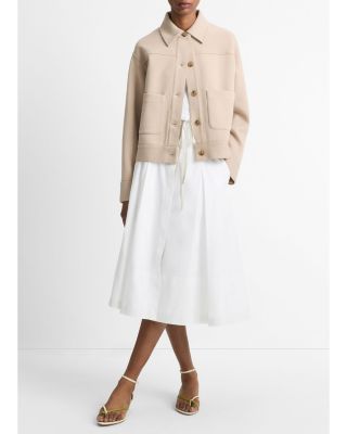 Cropped Patch Pocket Jacket