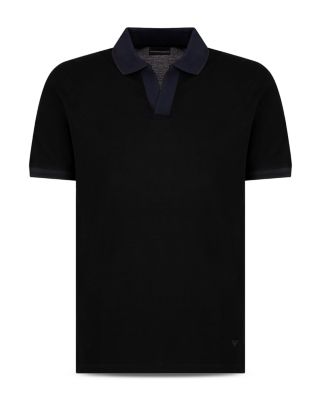 Contrasting Collar & Cuffs Polo Shirt