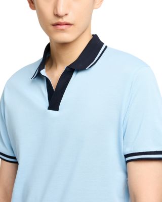 Contrasting Collar & Cuffs Polo Shirt