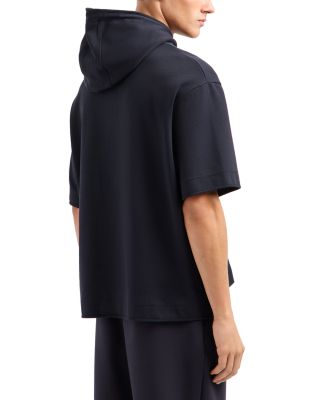 Textured Short Sleeve Sweatshirt