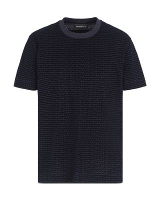 Allover Flocked Logo Tee