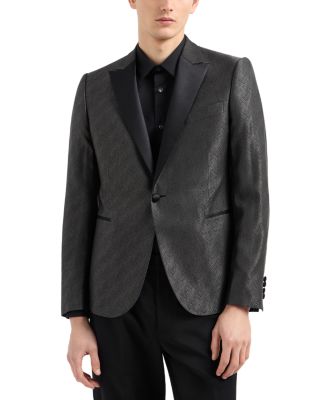 Emporio Armani - M Line Slim Fit Embossed Jacquard Dinner Jacket