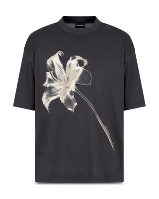 Floral Print Oversized Tee