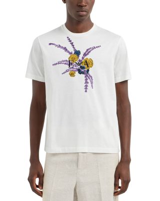 Embroidered Floral Tee