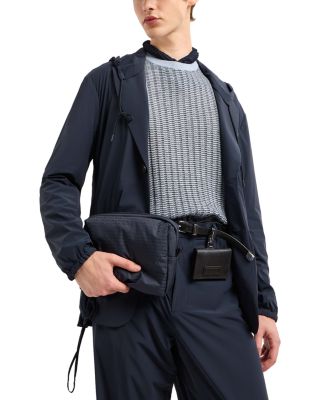 Two Tone Knit Crewneck Sweater 