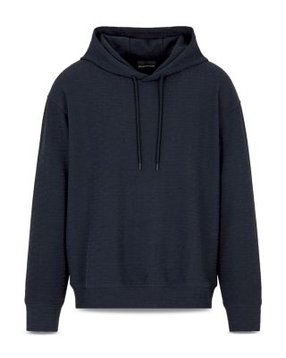 Jacquard Logo Hooded Sweatshirt