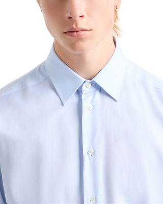 New York Regular Fit Micro Chevron Dress Shirt