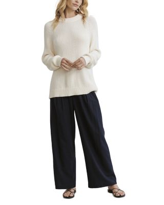 Oversized Cotton Fisherman Sweater