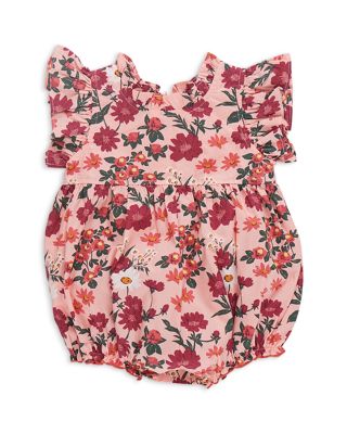 Pink Chicken - Girls' Jennifer Poplin Bubble Romper - Baby