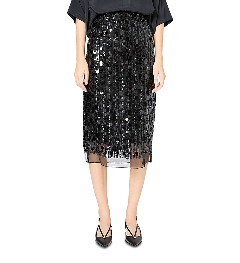 GERARD DAREL VELLIA SEQUINNED SKIRT