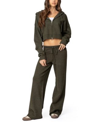 Russell Knit Hooded Cardigan