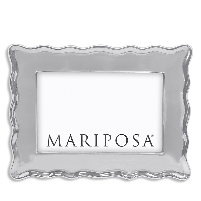 Mariposa Wavy Engravable Picture Frame, 4 x 6