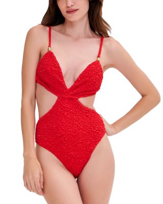 PatBO - Papillon Jacquard Butterfly One Piece Swimsuit