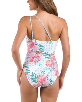 Riviera One Shoulder One Piece Swimsuit 