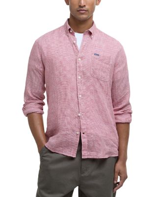 Linton Tailored Fit Long Sleeve Button Down Shirt