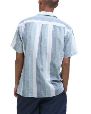 Portwell Regular Fit Linen Blend Short Sleeve Shirt
