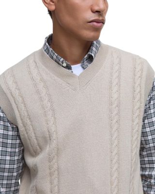 Navar Regular Fit Knit Vest 