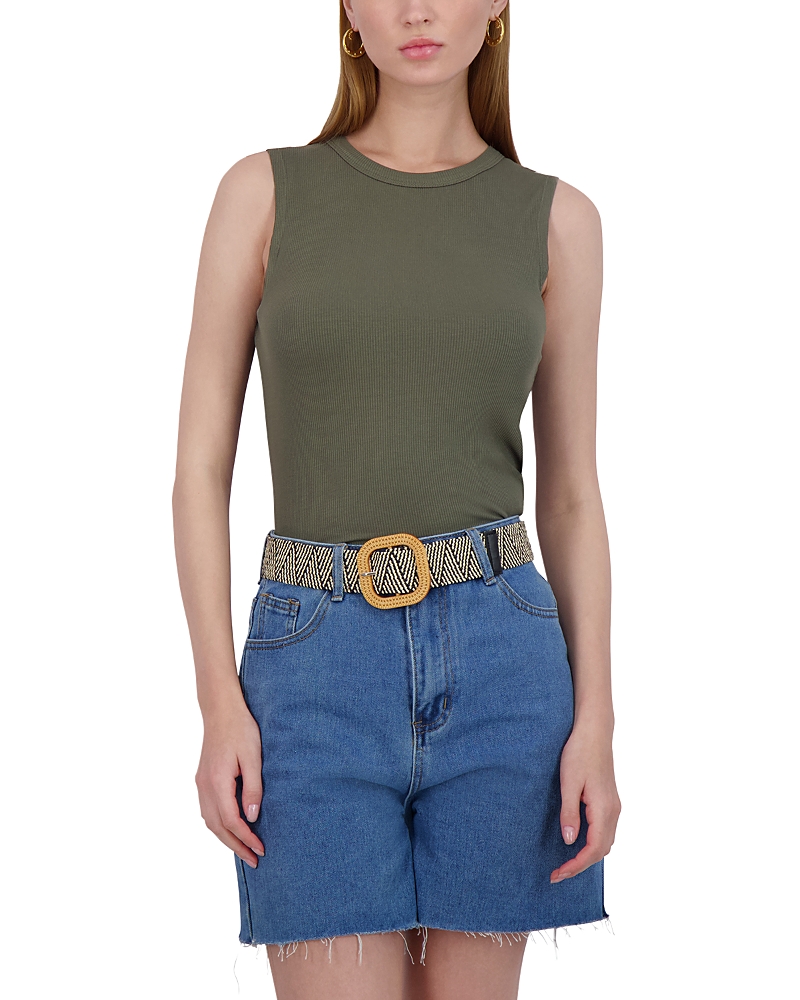 Point Crewneck Tank Top