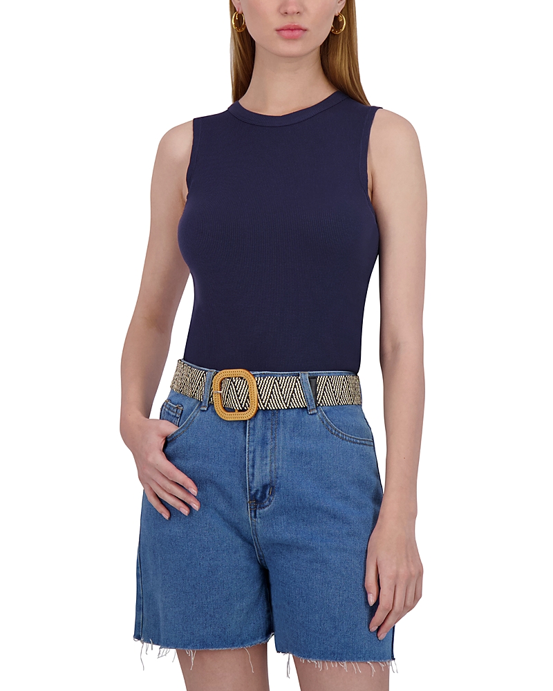 Point Crewneck Tank Top