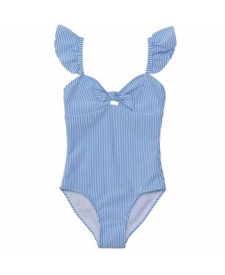 Snapper Rock - Parisian Summer Frill Swimsuit - Little Kid