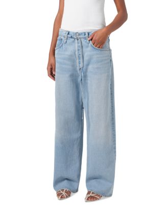 デニム・ジーパン Agolde Emmi Jeans AGOLDE Emmi High Rise Wide Leg Jeans in Incline | Bloomingdale's