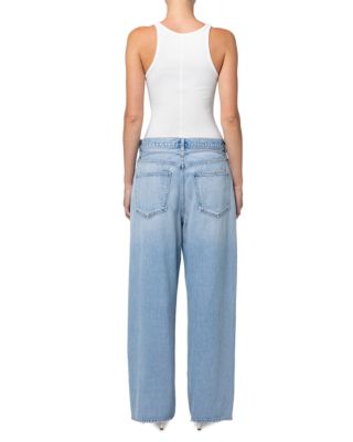 Emmi High Rise Wide Leg Jeans in Incline