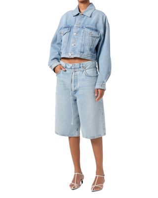 Palmer Cropped Denim Jacket