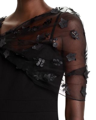 Spaghetti Strap Slip Dress with Beaded Twist Overlay