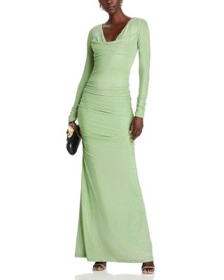 Rafaela Metallic Knit Maxi Dress
