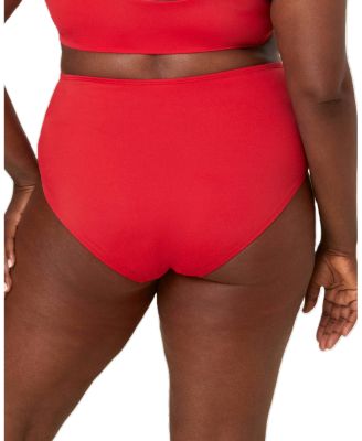 Plus Size High Waisted Bikini Bottom