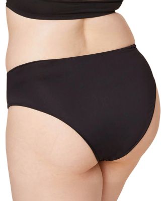  Women's 90s High Waist Cheeky Bikini Bottom