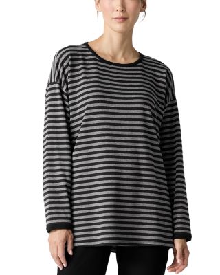 Eileen Fisher - Cozy Brushed Long Boxy Top