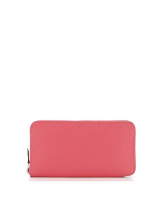 Pre-Owned HERMÈS Long Azap Zip Around Wallet Silk'in Epsom | Bloomingdale's
