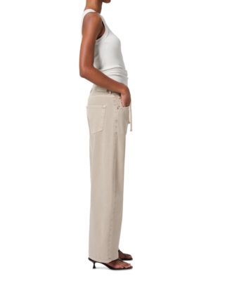 Brynn Drawstring High Rise Jeans in Burnished Quartz