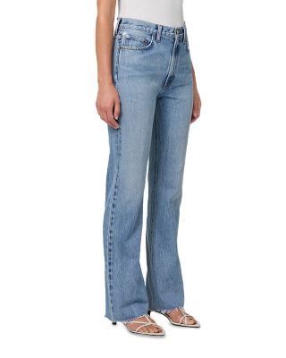 Leena Mid Rise Baby Bootcut Jeans in Stage