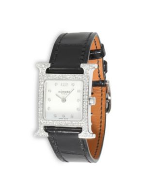 Pre-Owned HERMES Stainless Steel Heure H HH1.239 24.60