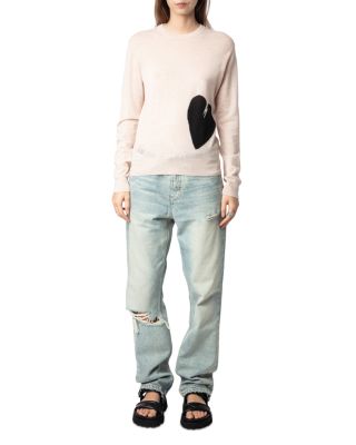 Pravis Cashmere Heart Sweater