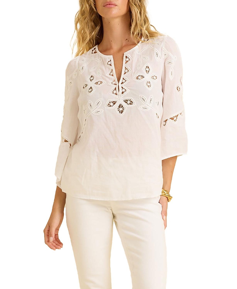 Calypso St Barth Calypso St. Barth Bella Top In White